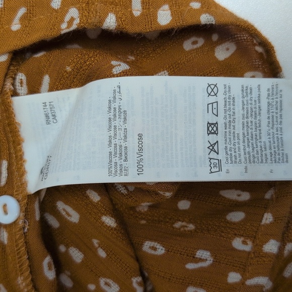 Rip Curl Safari Maxi Dress NWT Size Medium Color Honey - Picture 10 of 12